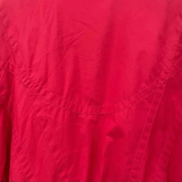 Nordica Women’s Red Long Insulated Coat Jacket 8 Zip/Snap Closure 6 Pockets - Picture 3 of 14